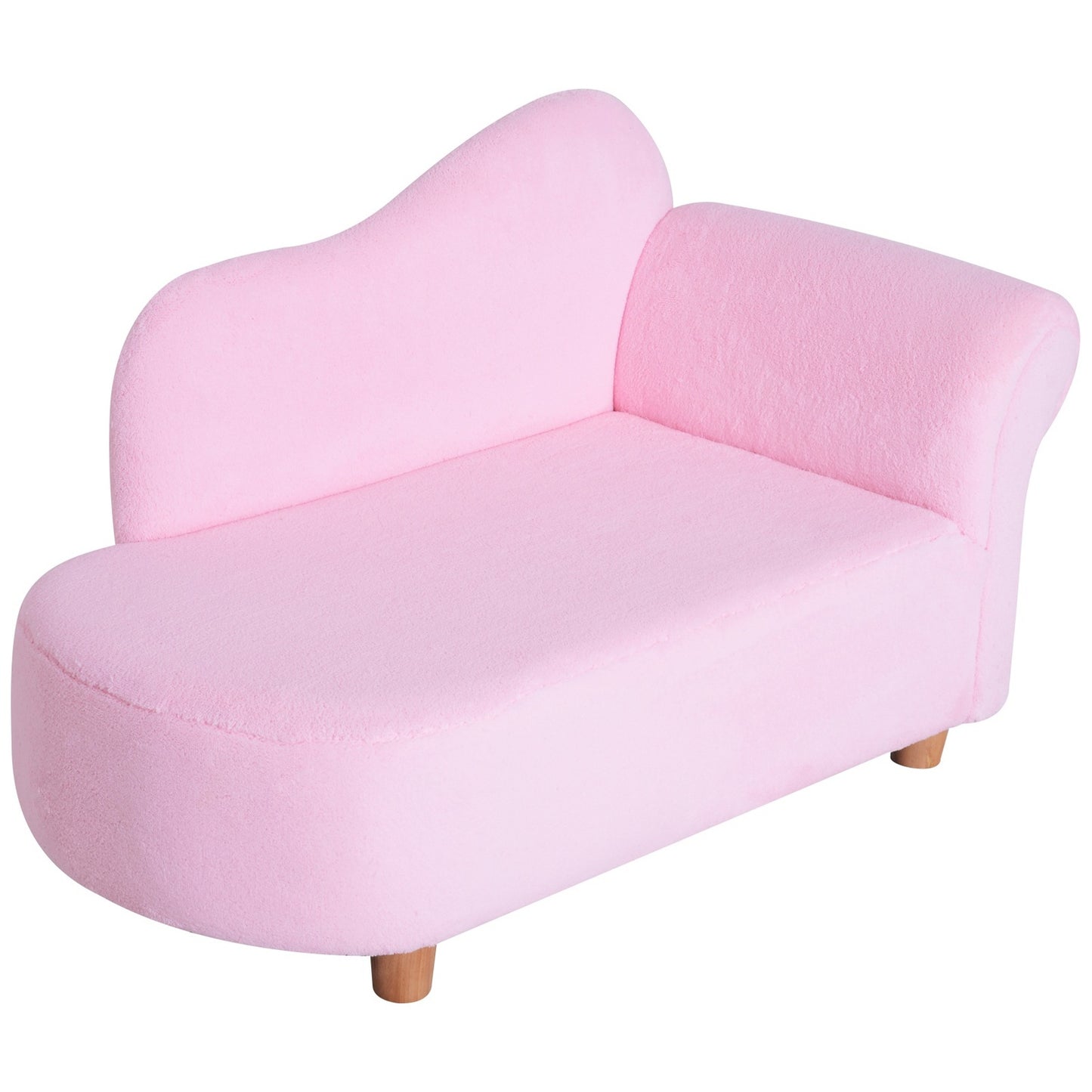 Pink mini chaise longue for children – Stylish and comfortable