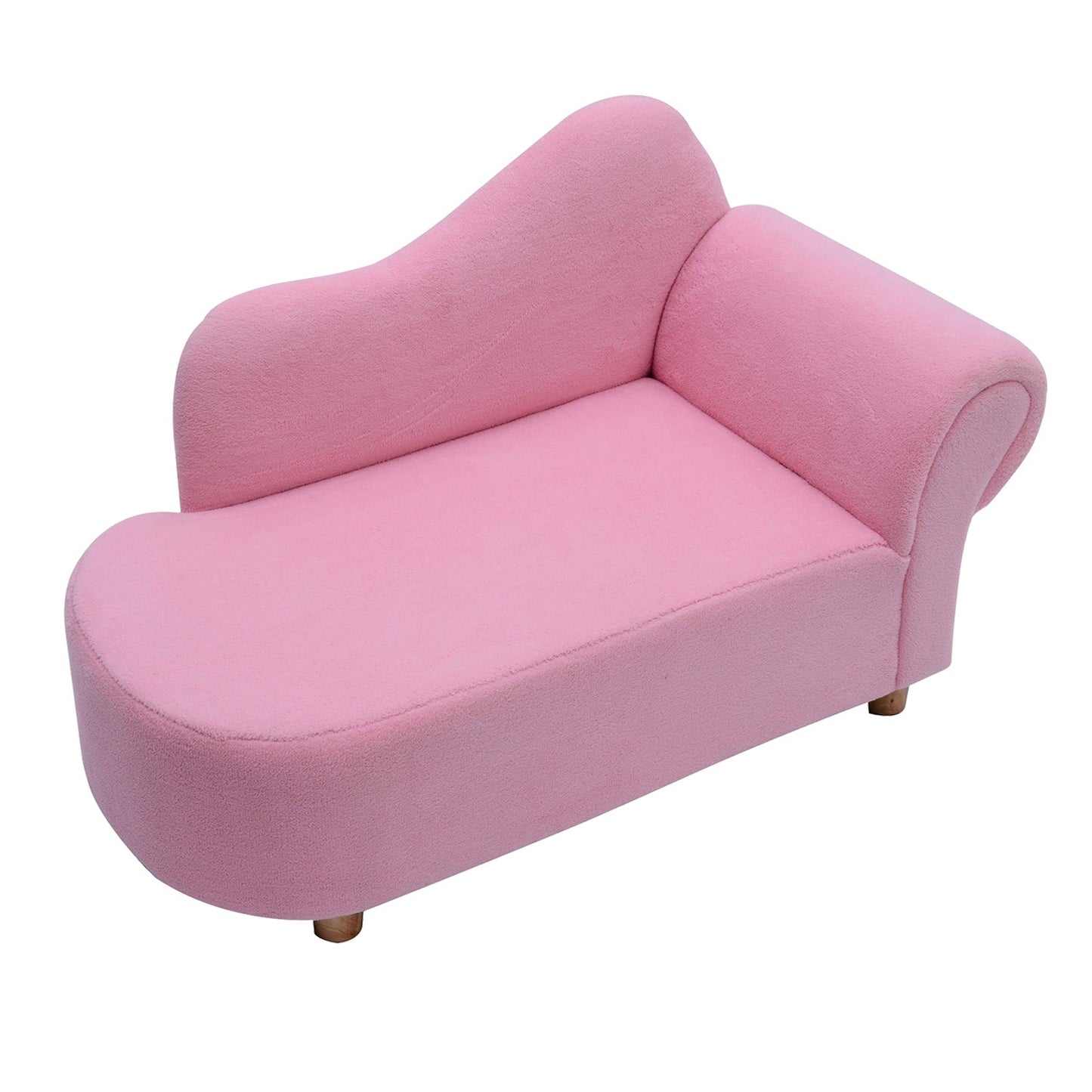 Pink mini chaise longue for children – Stylish and comfortable