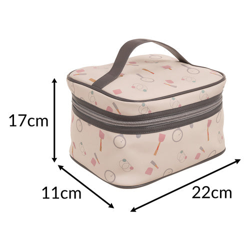 Children's 17-Piece Wooden Cosmetic Set with Bag