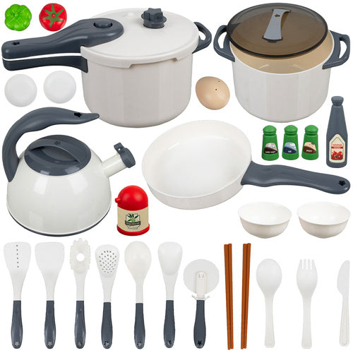 Children's 32-Piece Kitchen Play Set with Accessories