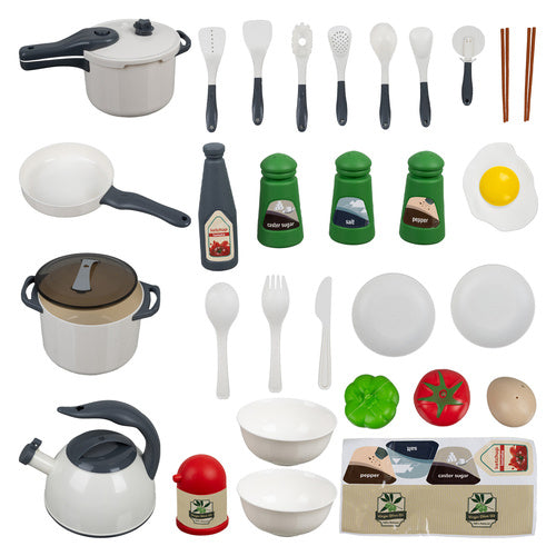 Children's 32-Piece Kitchen Play Set with Accessories