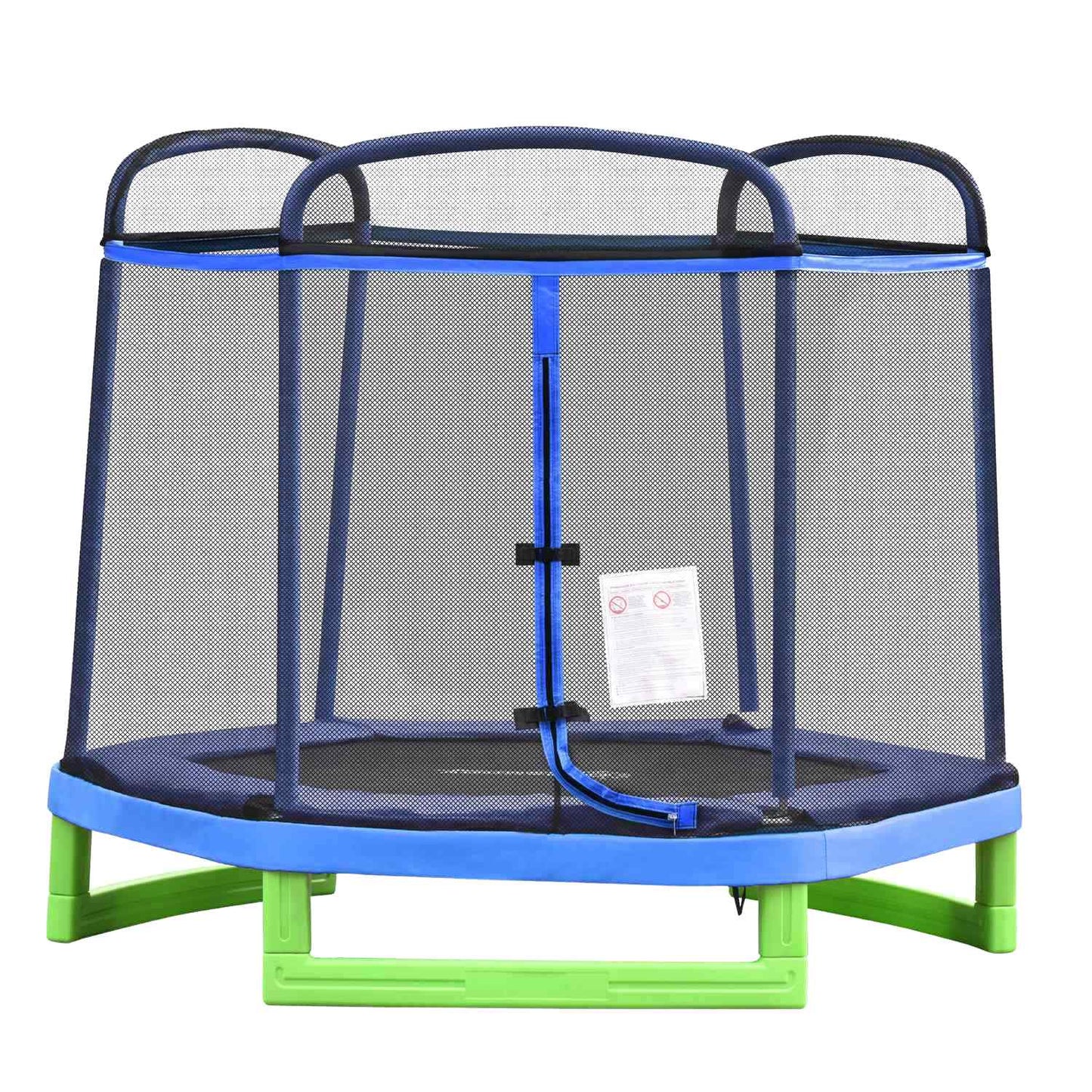 Children's 7ft Trampoline with Safety Net - Indoor/Outdoor Use
