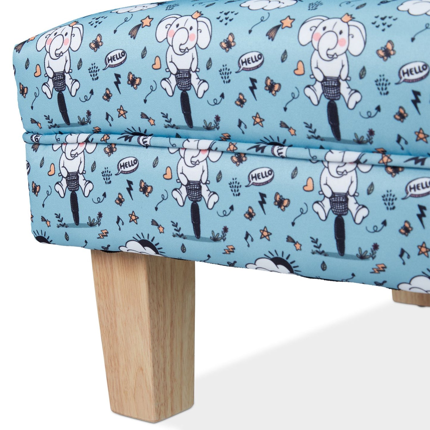 Children's Armchair with Elephant Motif