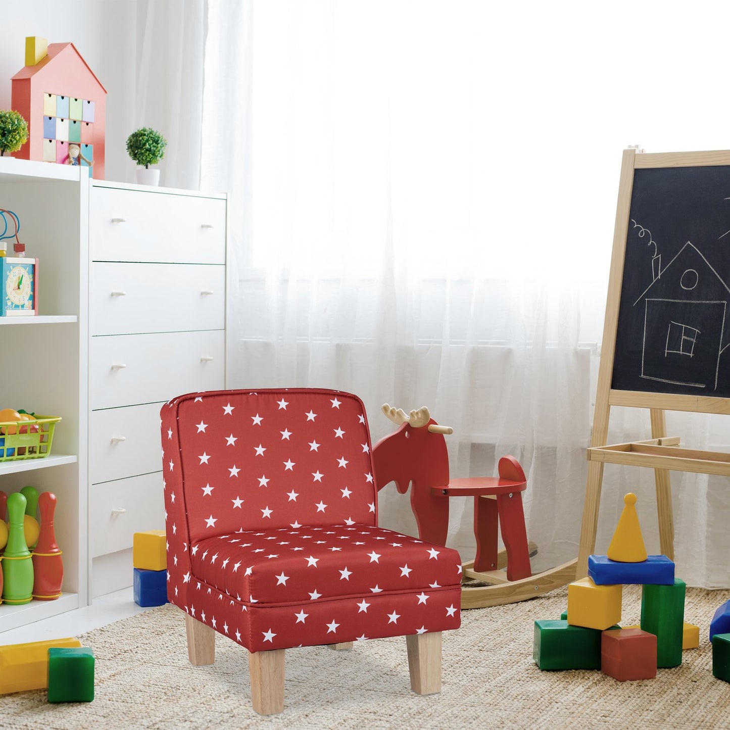 Children's Armchair with Stars