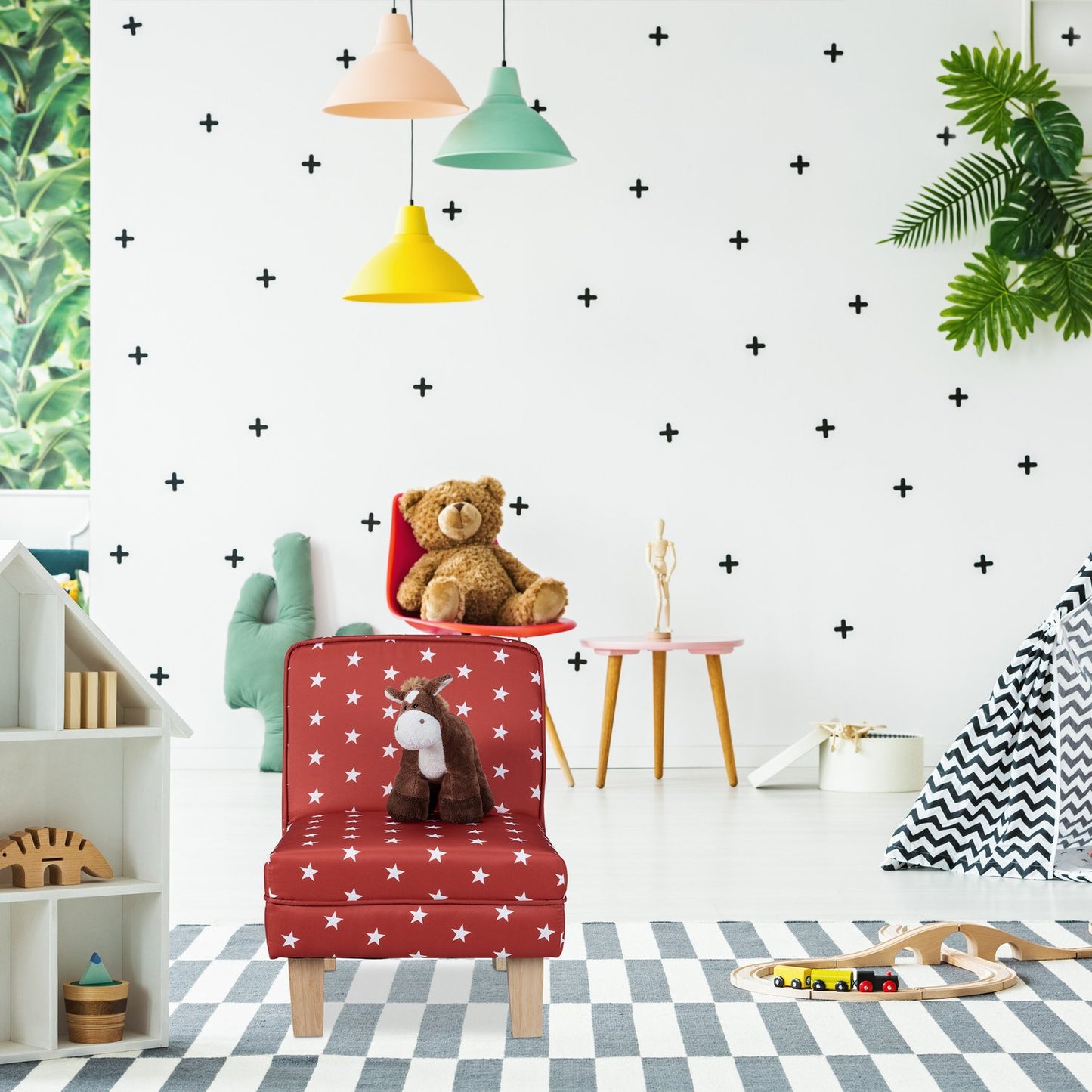 Children's Armchair with Stars