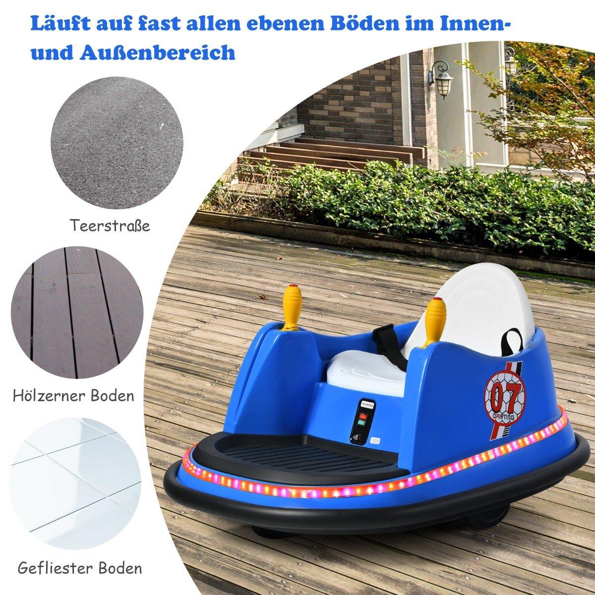 Children's Bumper Car 360 Degree Turning Circle Children's Vehicles 57 x 75 x 42 cm Blue
