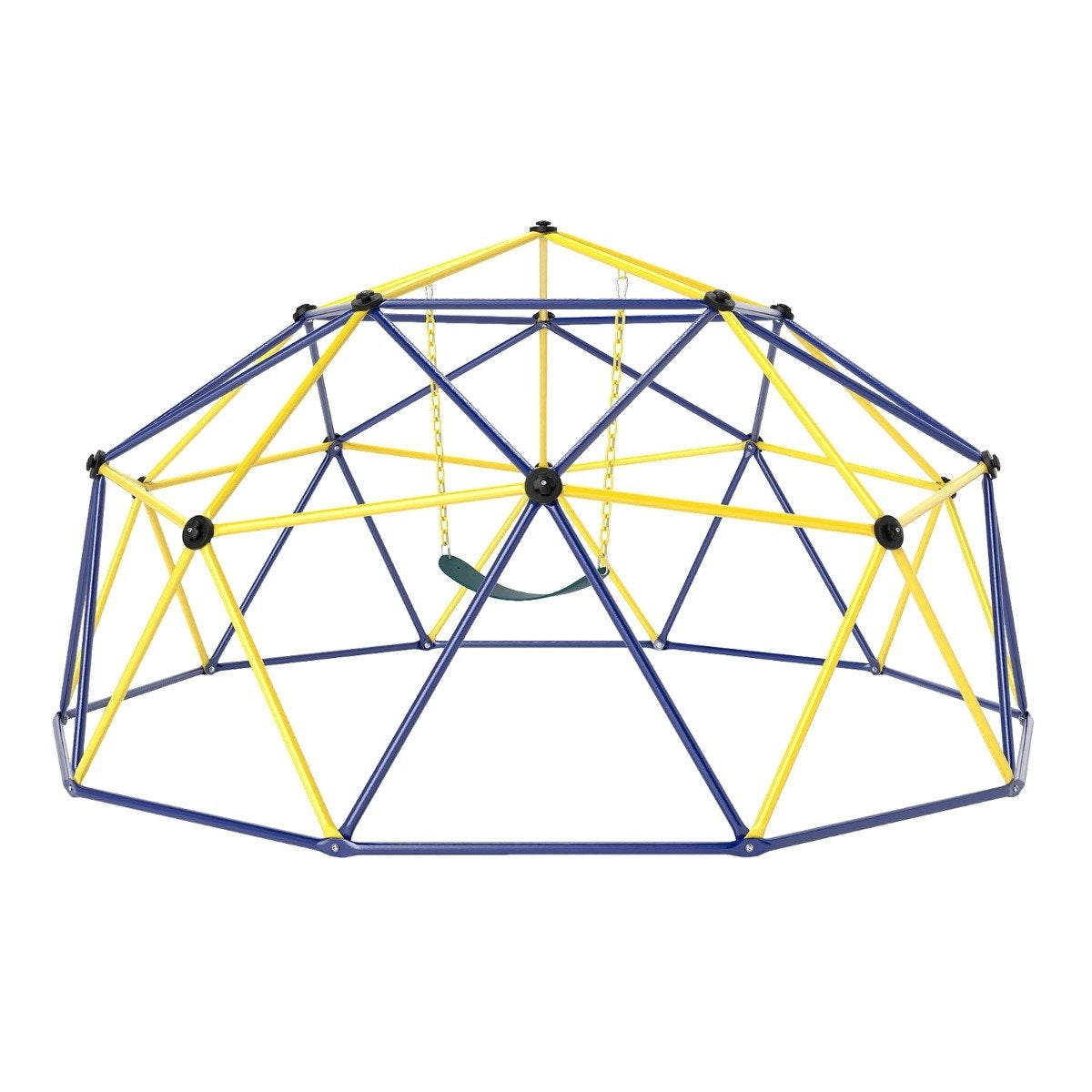 Children's Climbing Dome with Swing, 305cm, Blue/Yellow/Green