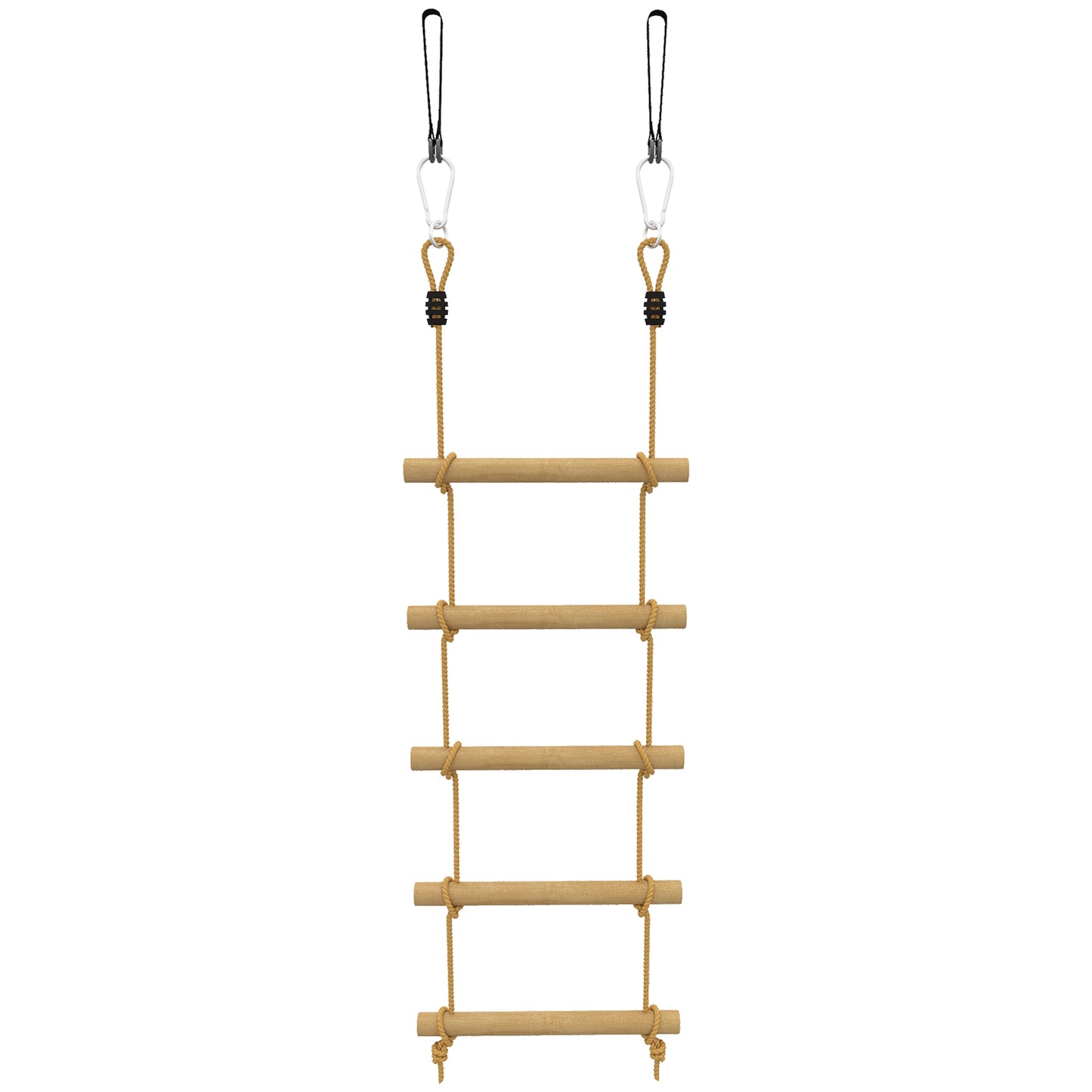 Children's Climbing Rope Set, 5 Wooden Rungs, 1.8m Rope