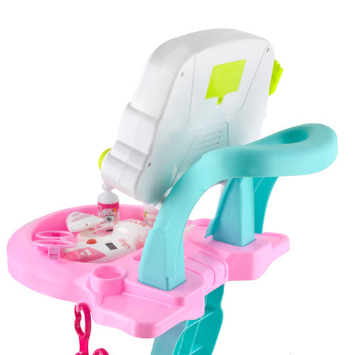 Children's Doctor Play Set with Stroller – 18 Pieces