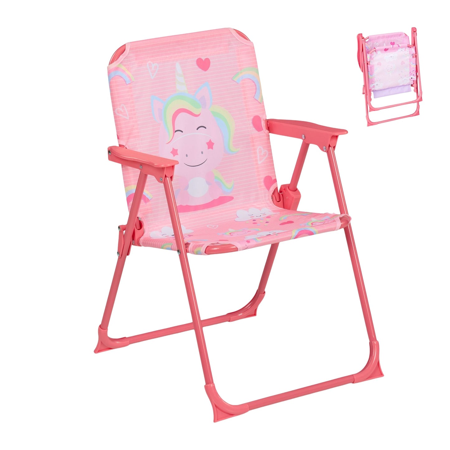 Children's Folding Camping Chair – Animal Motif, Lightweight
