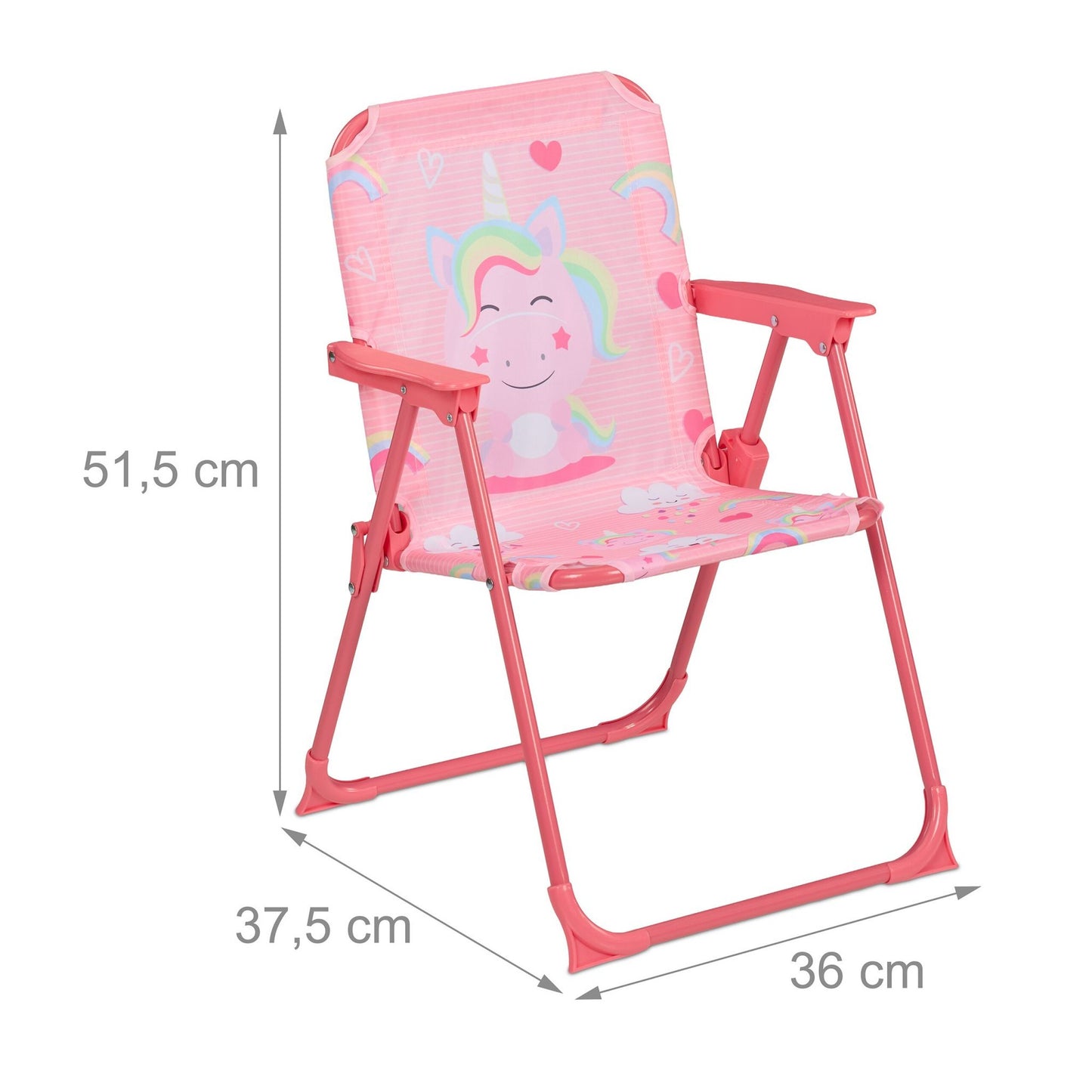 Children's Folding Camping Chair – Animal Motif, Lightweight