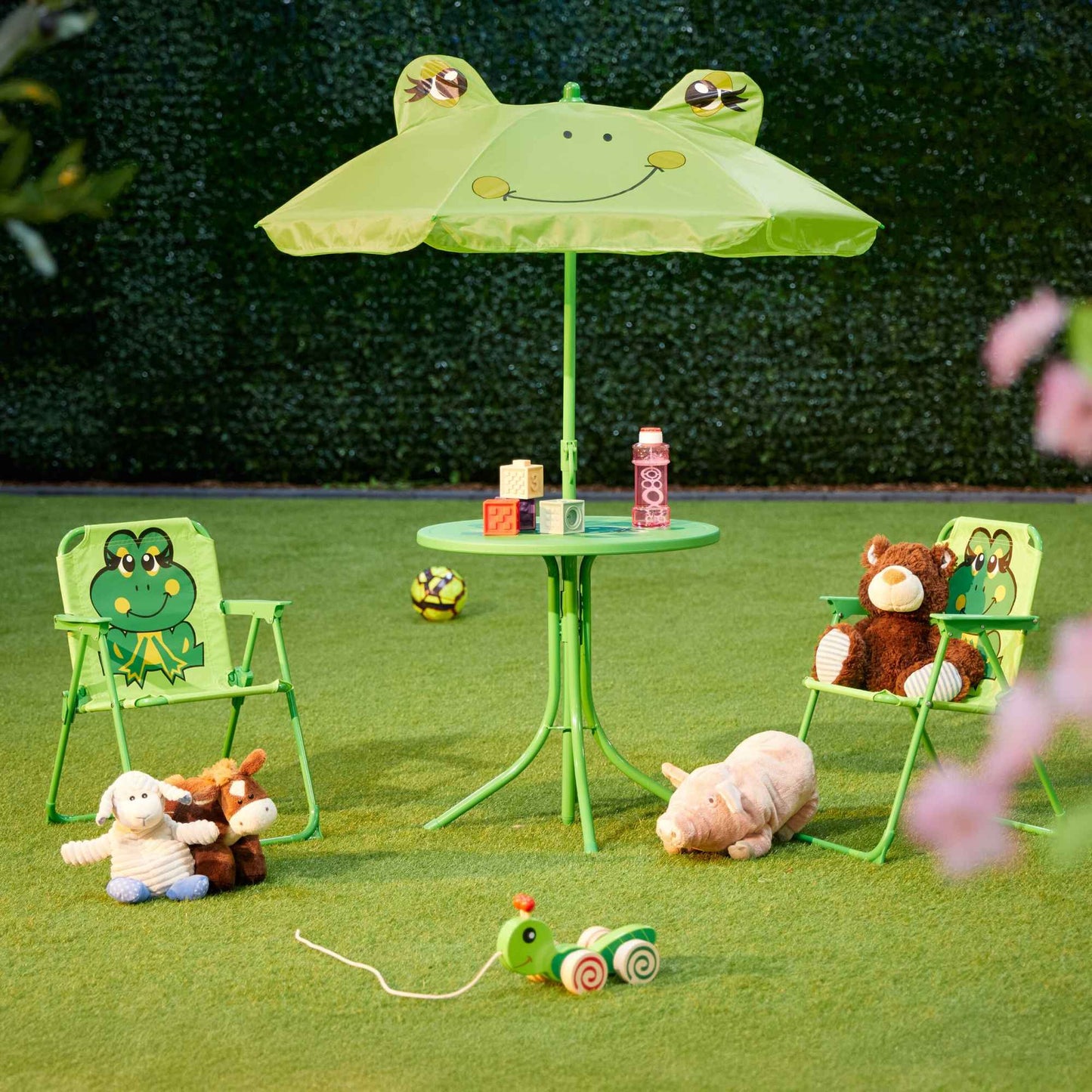 Children's Folding Camping Chair with Animal Motif