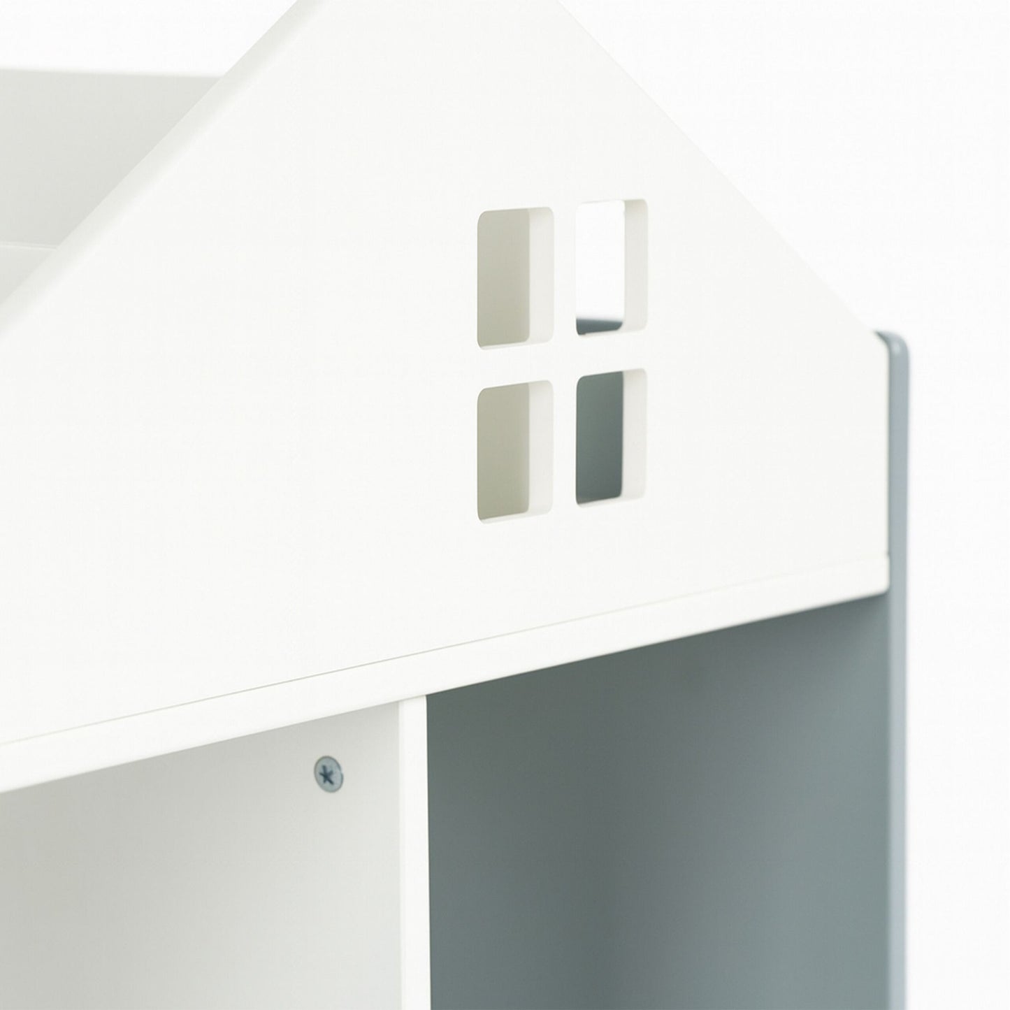Children's House-Shaped Shelf, MDF and Pine Wood