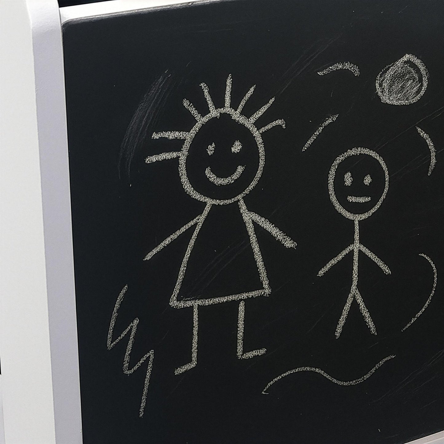 Children's Learning Tower with Chalkboard and Safety Bar
