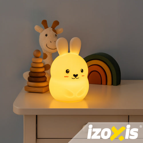 Children's RGB LED Night Lamp, Silicone, Remote Control