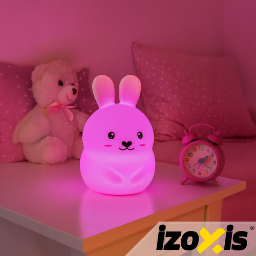 Children's RGB LED Night Lamp, Silicone, Remote Control