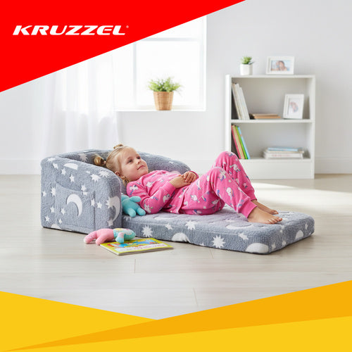 Children's Reclining Armchair with Lounger Function