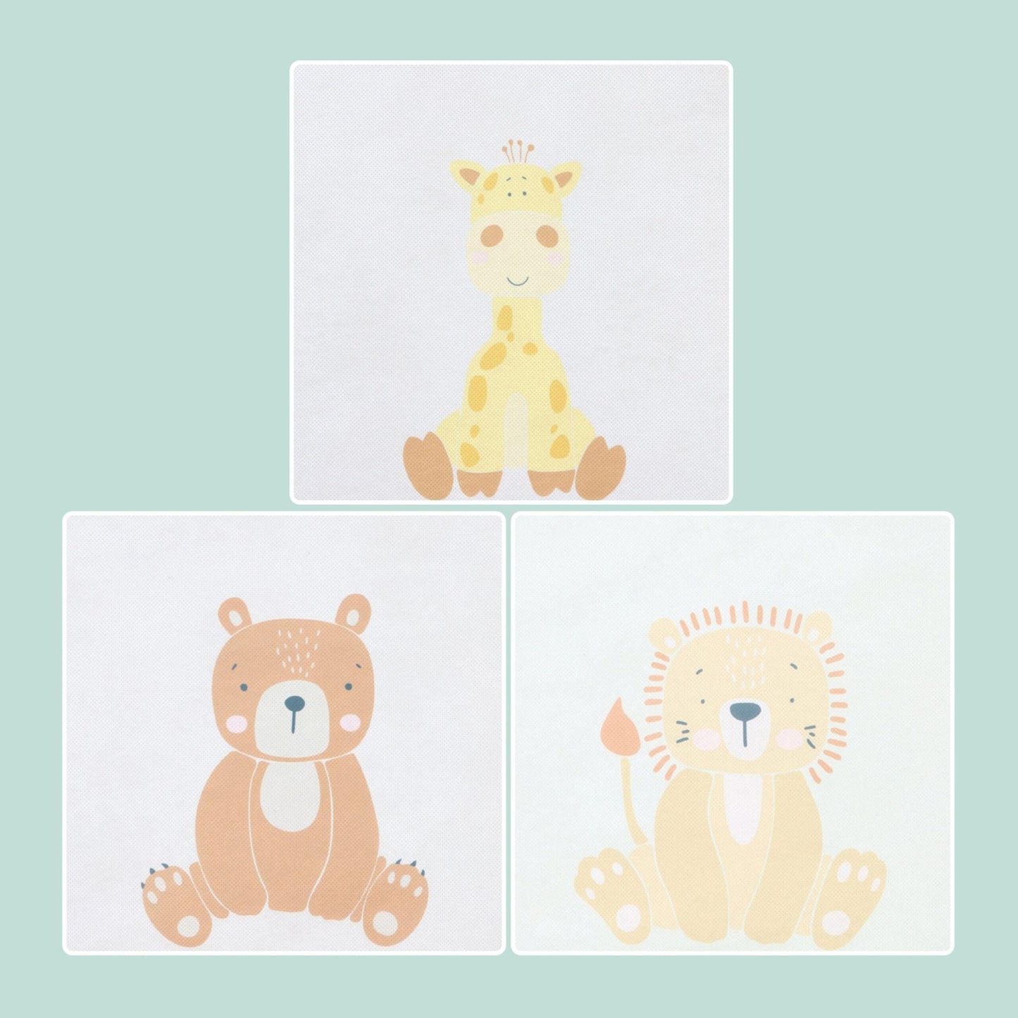 Children's Storage Boxes, Foldable, 3-Pack