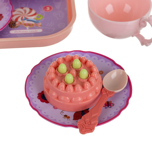 Children's Tea Set with Suitcase – 12-Piece Porcelain