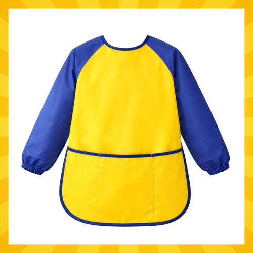 Children's Waterproof Painting Apron with Sleeves, Size S