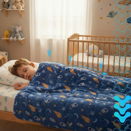 Children's Weighted Blanket 4kg, 100x150cm, Glass Beads