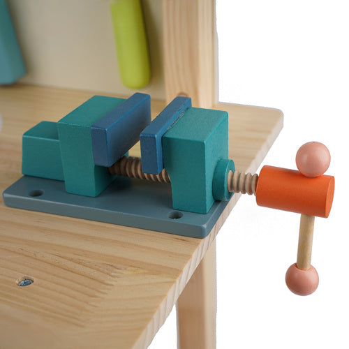 Children's Wooden Tool Workbench, 3-in-1 DIY Kit
