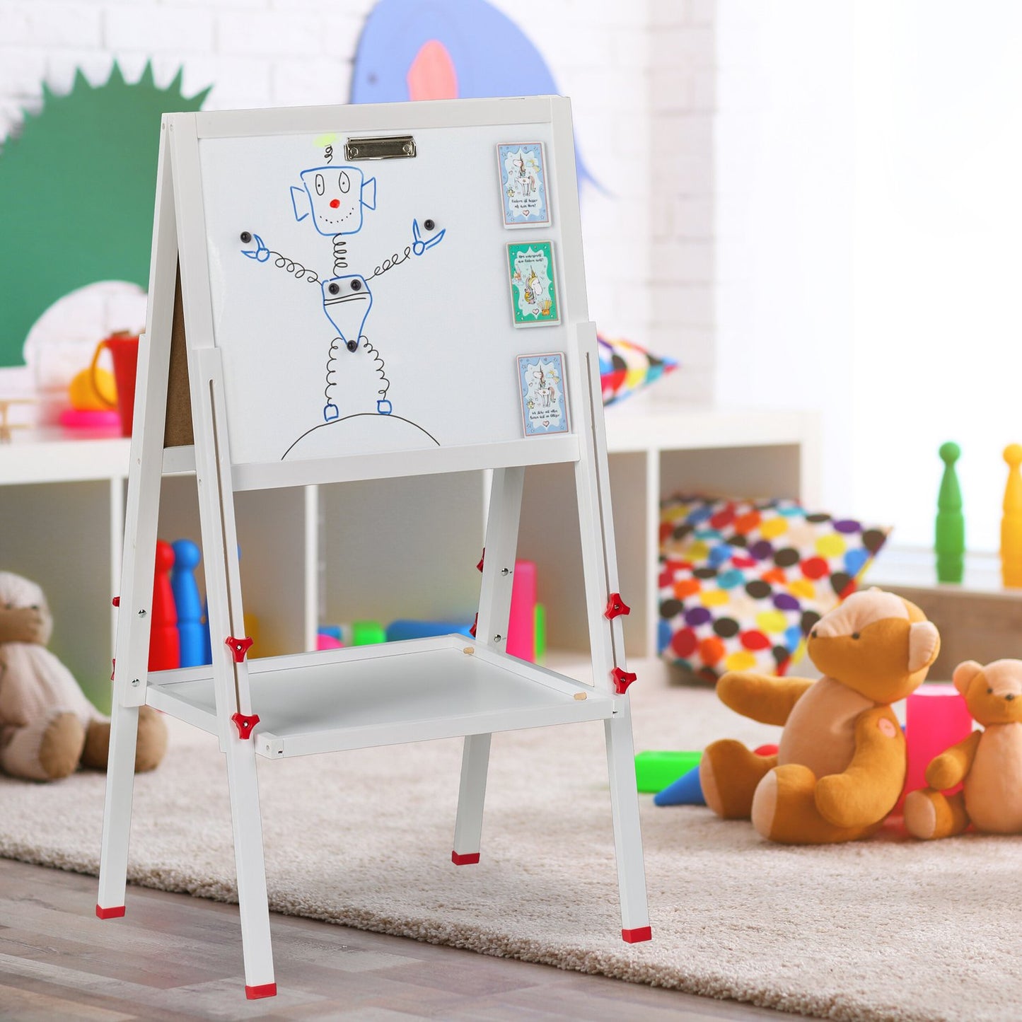 Children's board with whiteboard