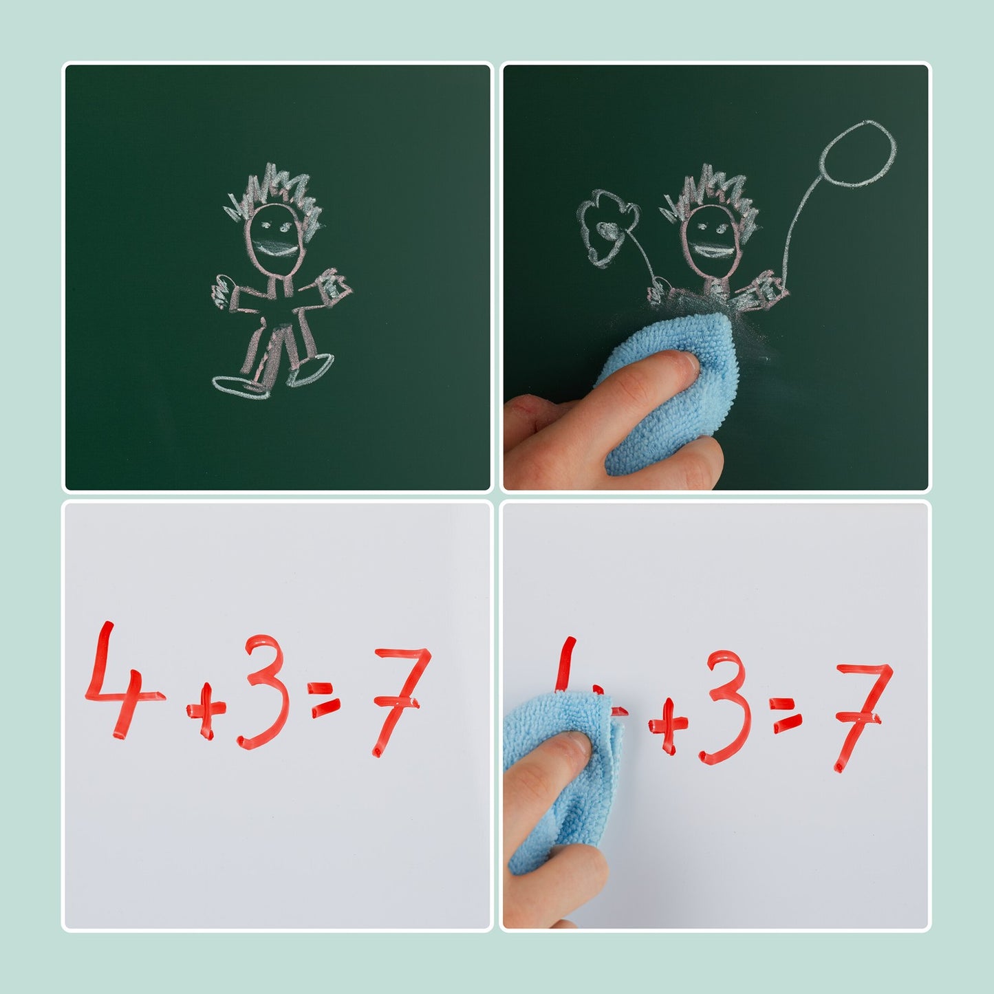 Children's board with whiteboard