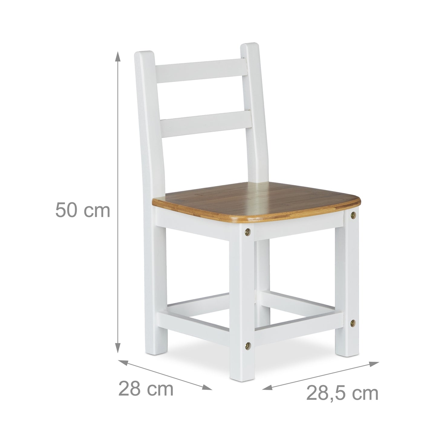 Children's chair RUSTICO white