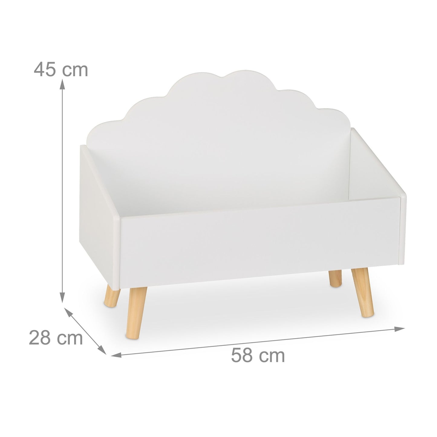 Children's chest in cloud design