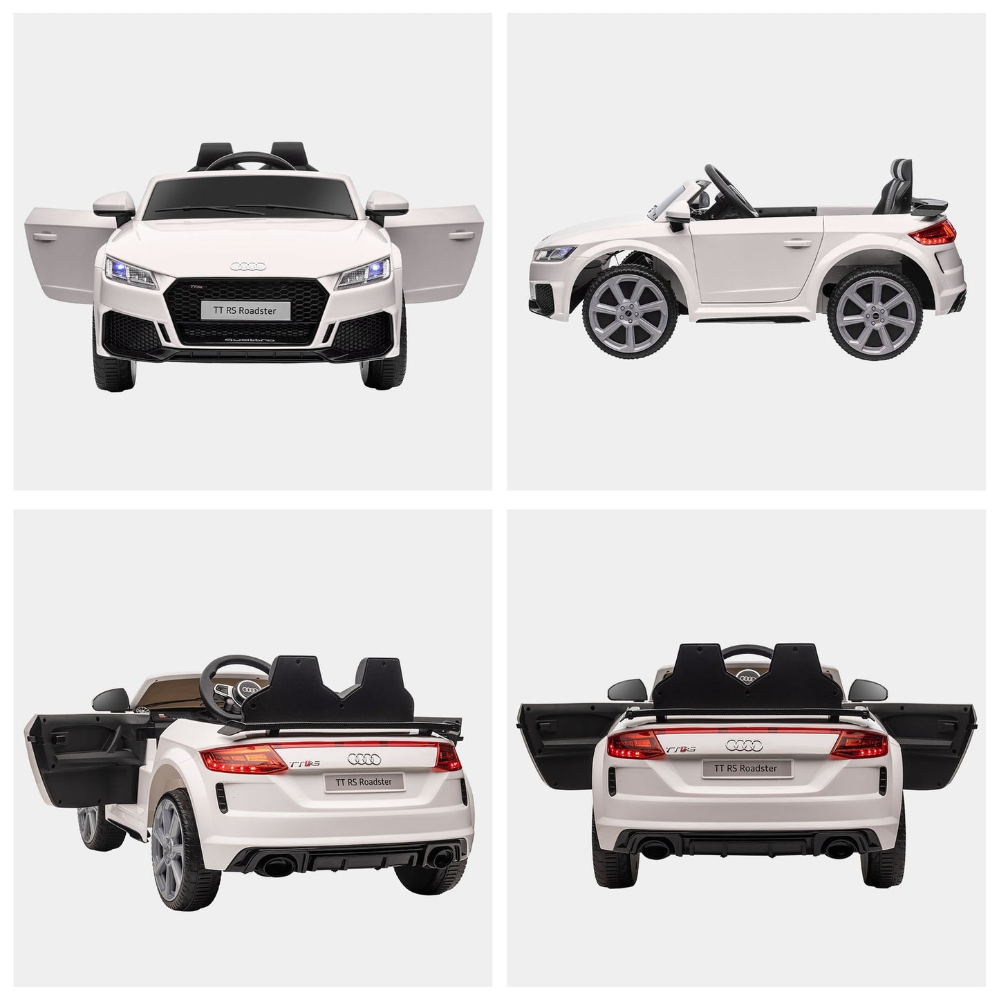 12V electric car for children with remote control, music and lighting