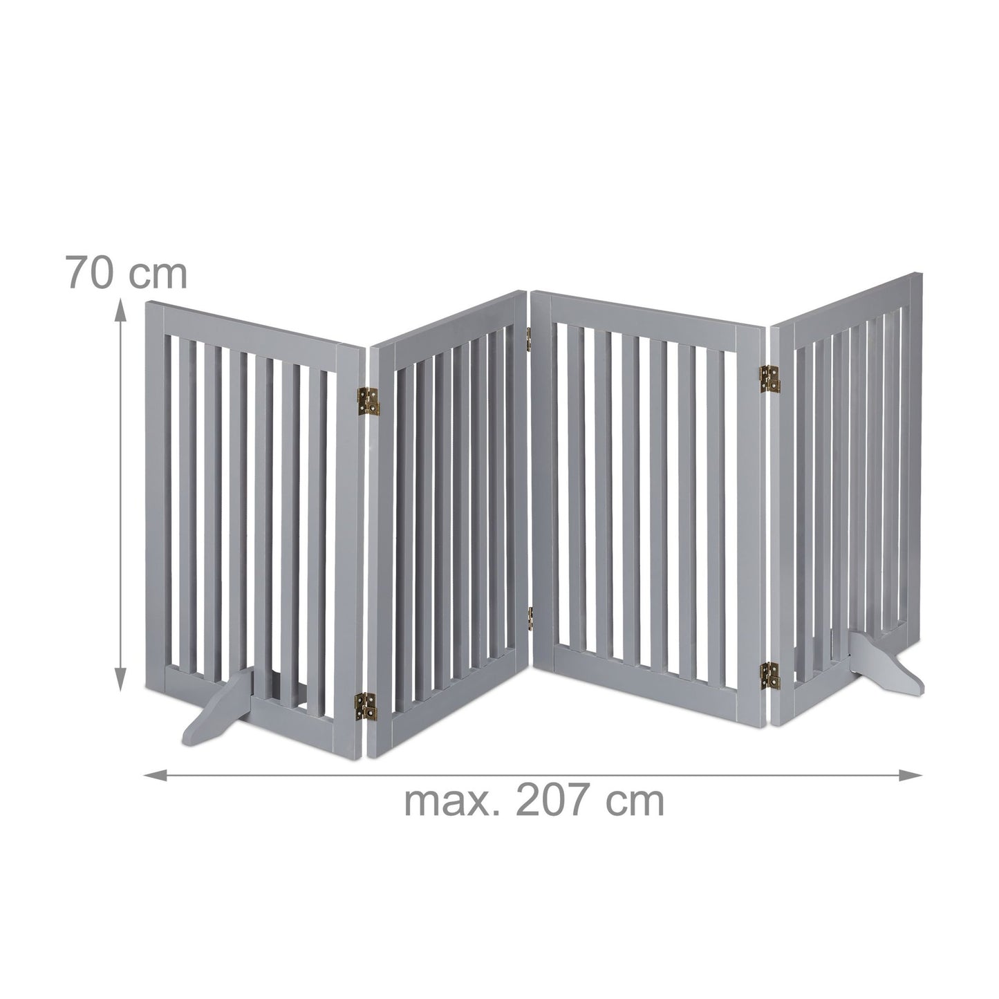 Children's gate wooden 70 cm