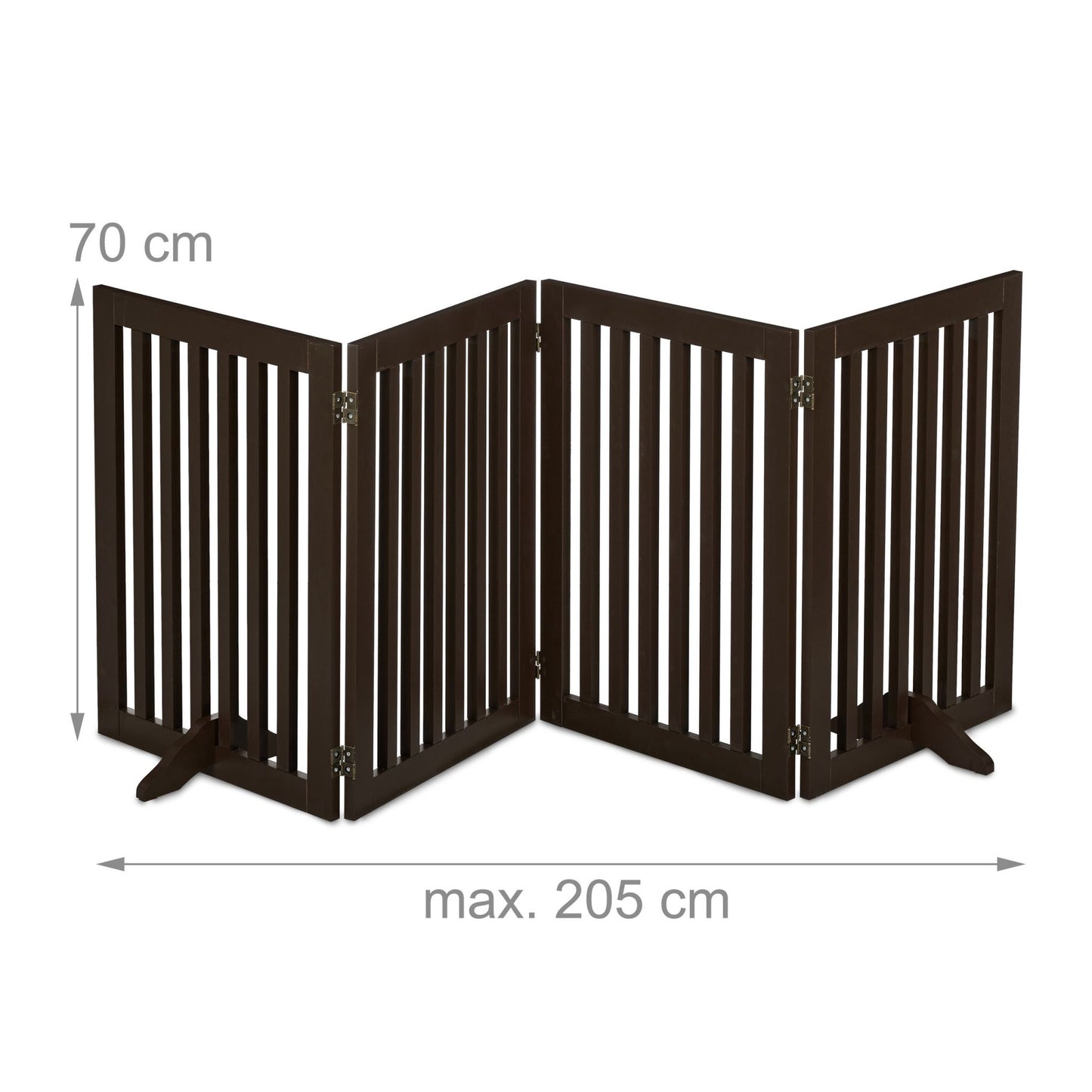 Children's gate wooden 70 cm