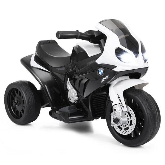 Children's motorcycle 6v children's vehicle 6v children's vehicle with music 66 x 37 x 44.5 cm black + white