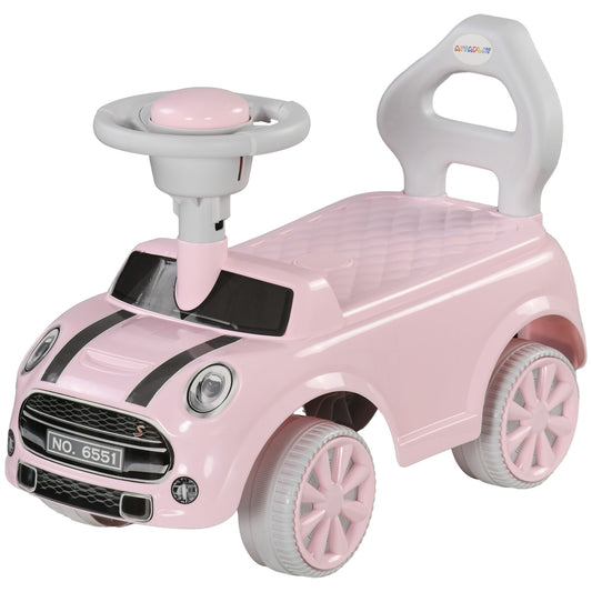 Pink children's car with anti-tip, 53x52x35 cm