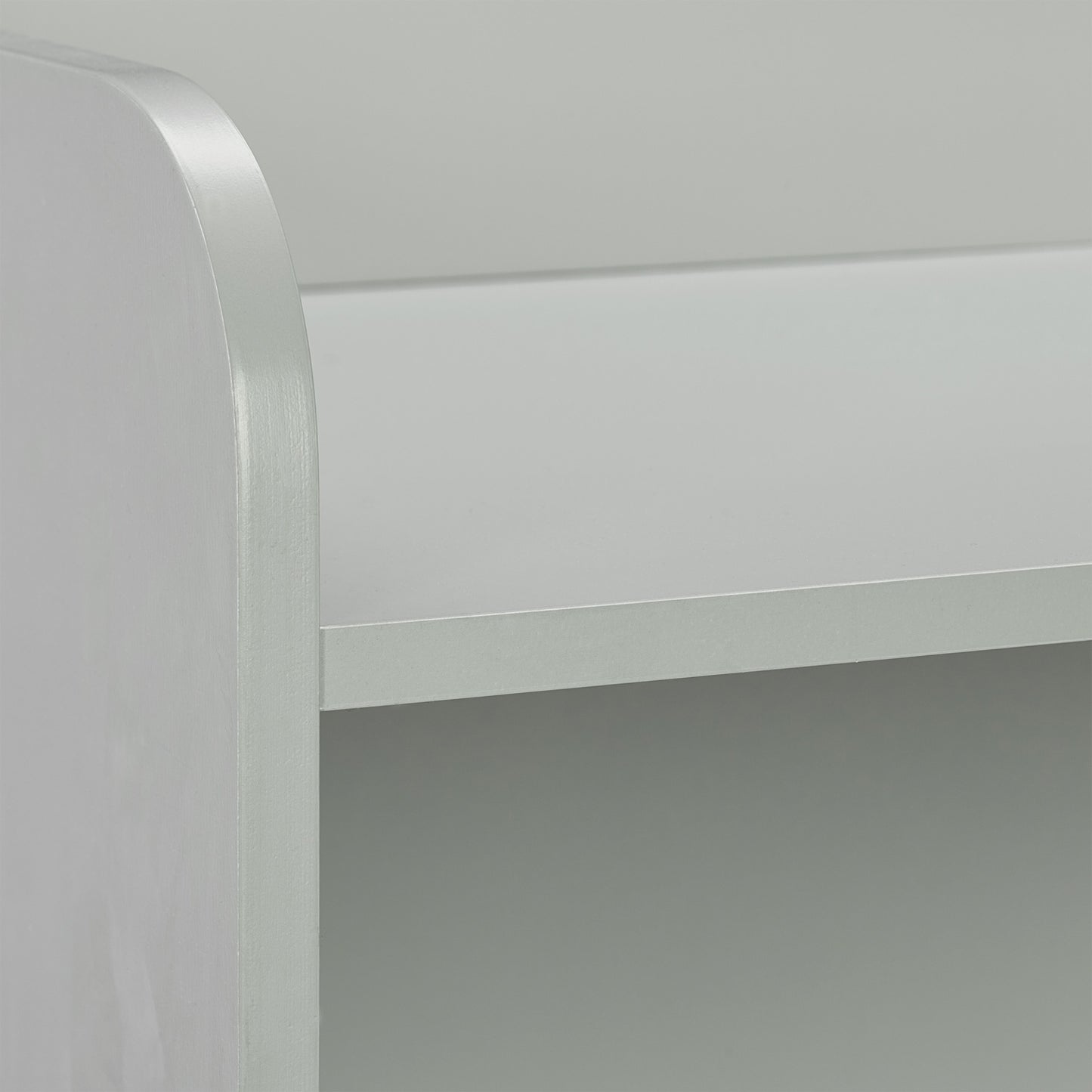 Children's room shelf in grey