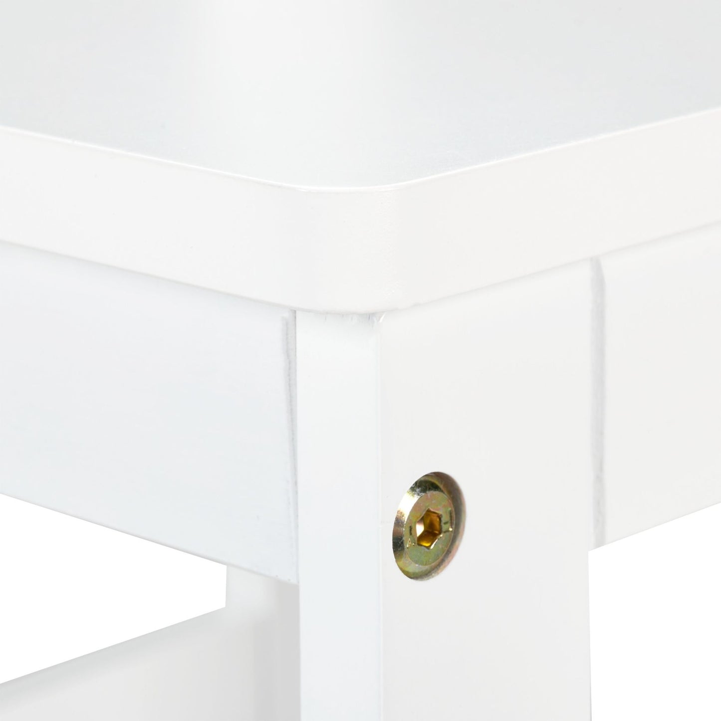 Children's seating group white with 2 chairs
