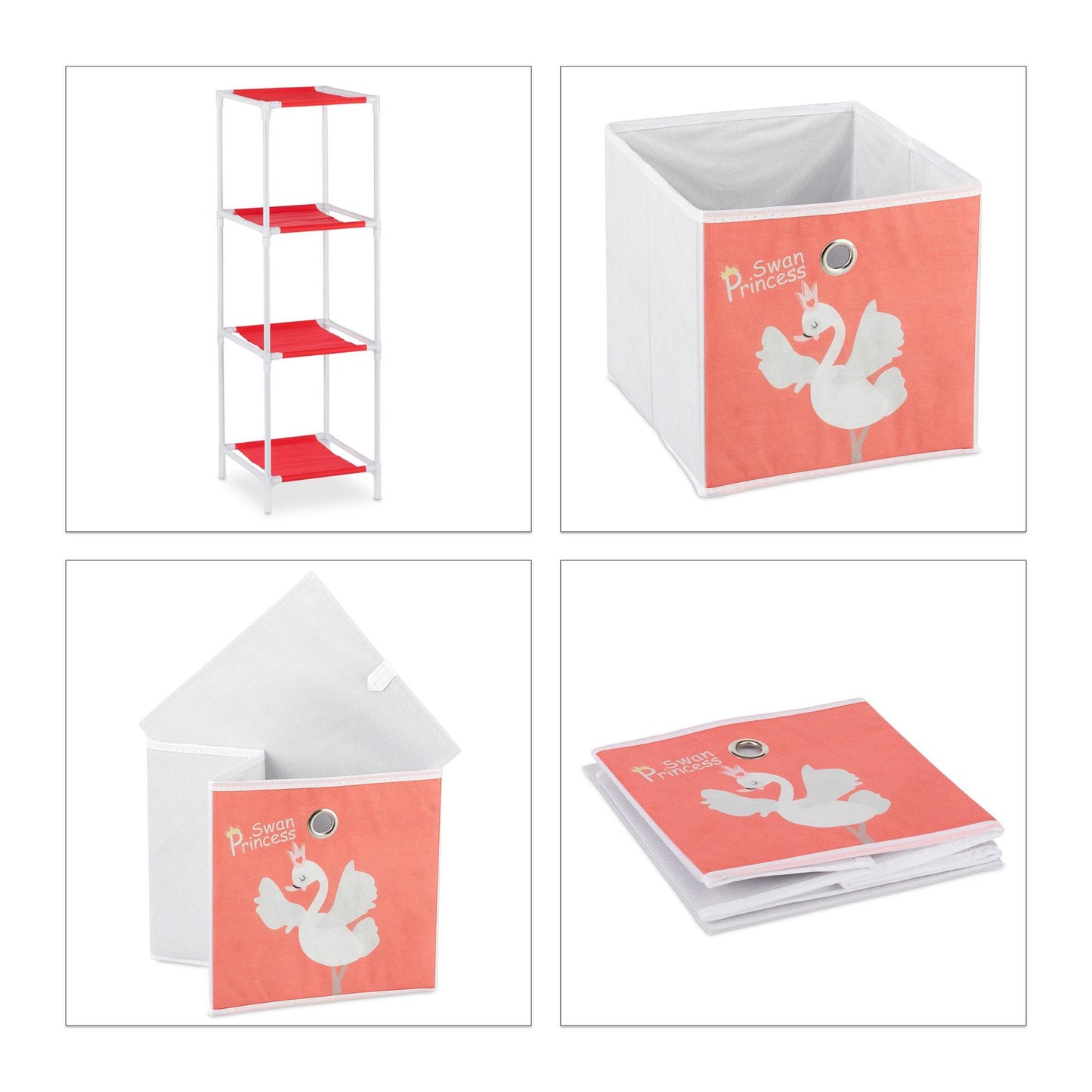 Children's shelf Swan with drawers