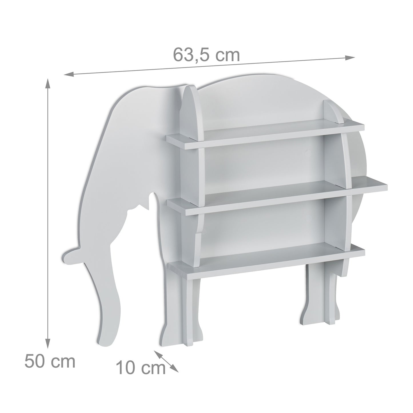 Children's shelf elephant