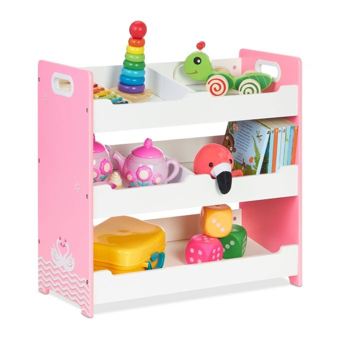 Children's shelf with 5 compartments