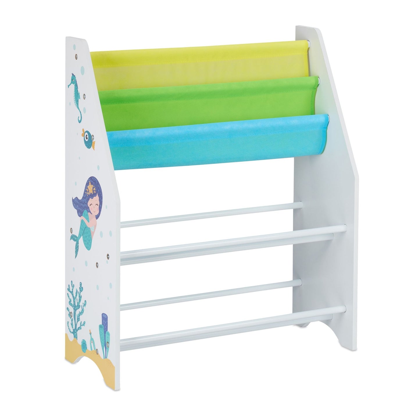 Children's shelf with 6 drawers &amp; 2 hanging compartments