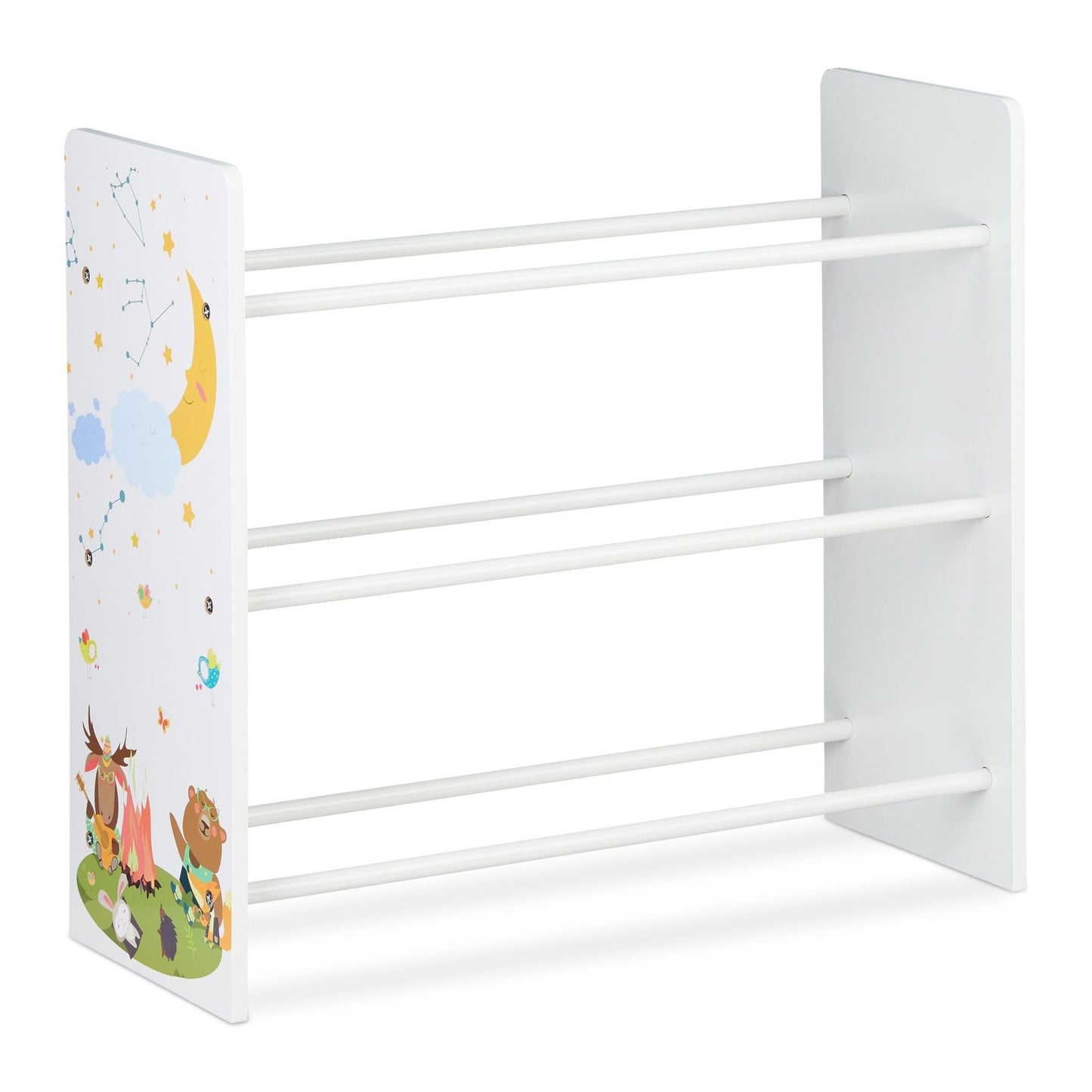 Children's shelf with 9 drawers and motif