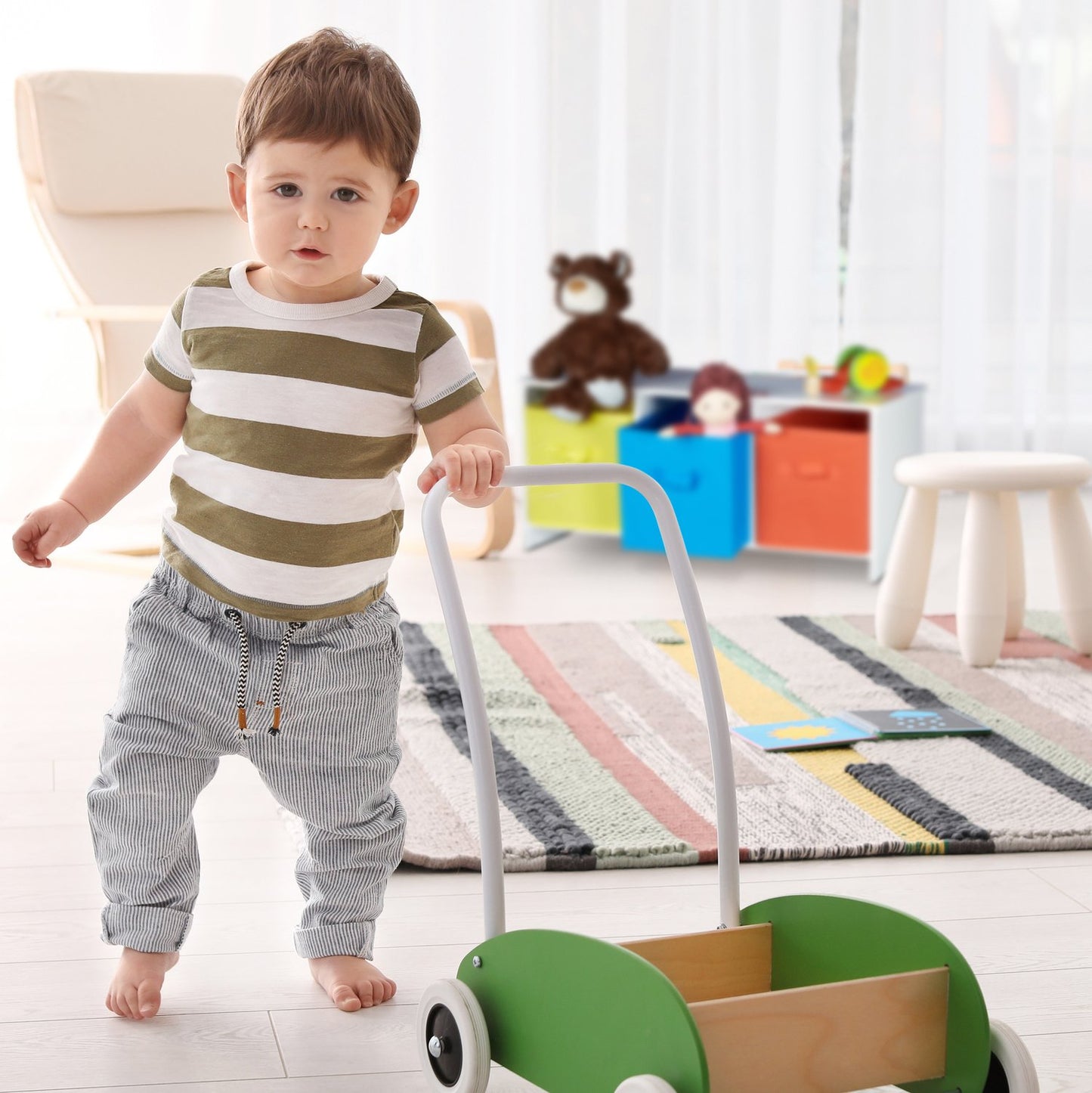 Children's storage bench ALBUS