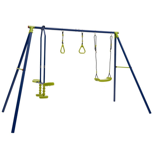Children's swing 3-in-1 metal swing stand 278 x 142 x 177 cm