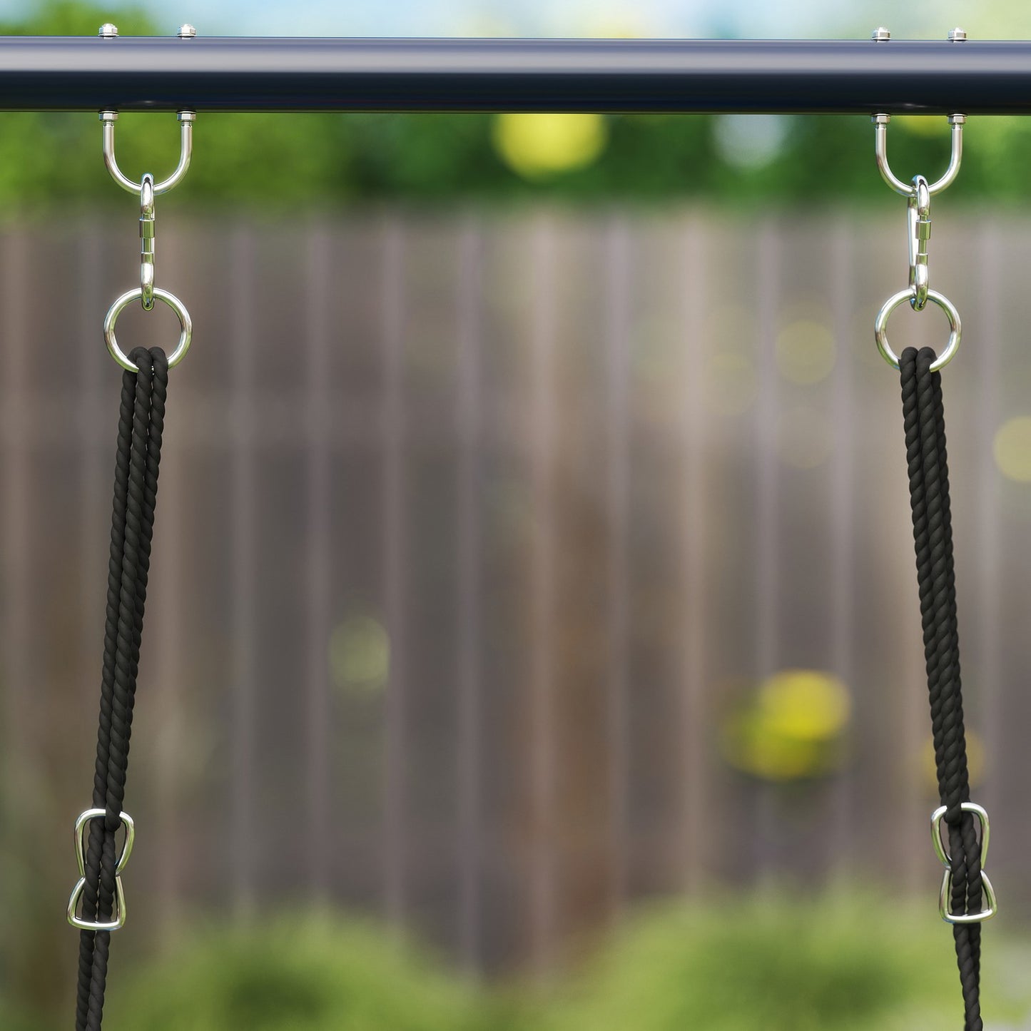 Outdoor children's swings - Platform and belt swings