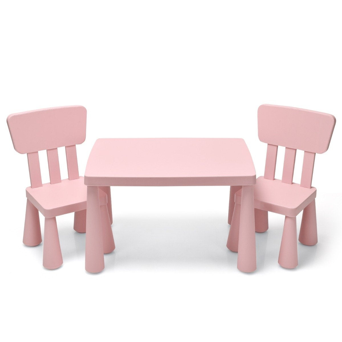 Children's table and 2 chairs 3 pieces. Children's seating group children's furniture set pink