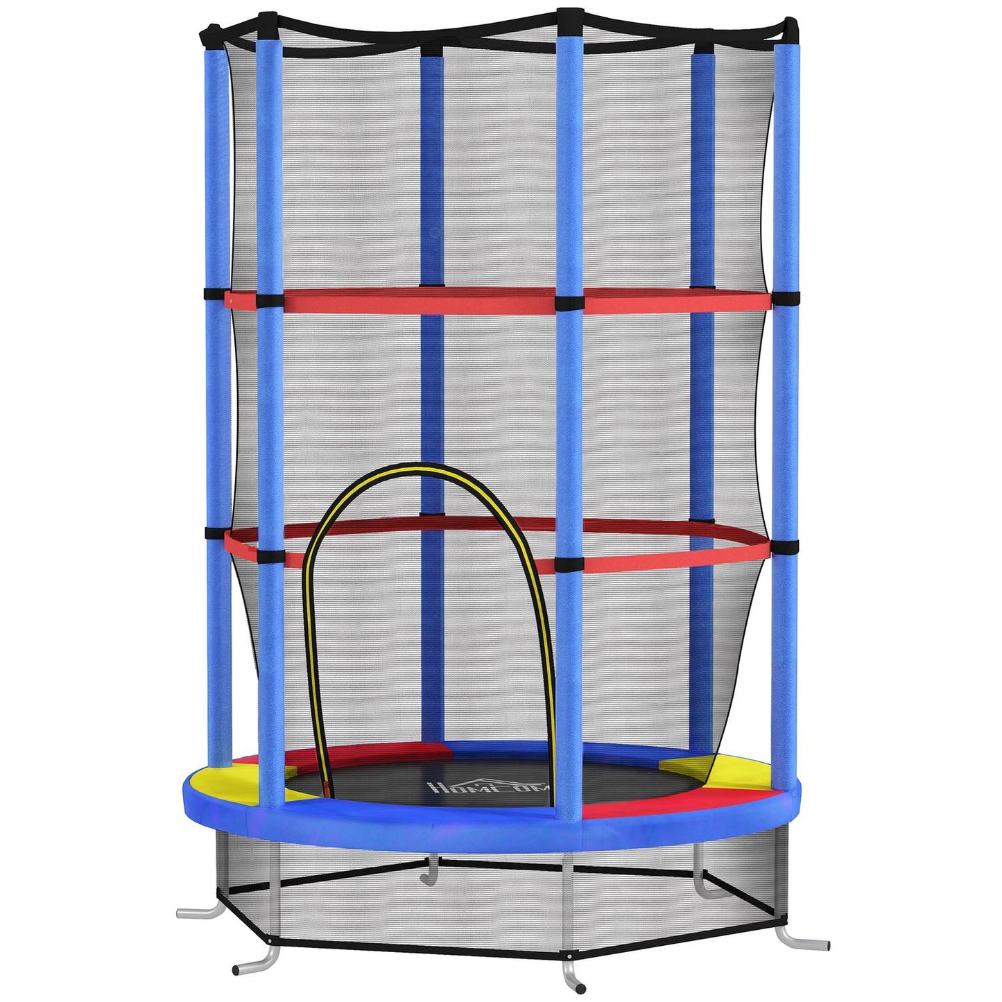 Children's trampoline with safety net - indoor/outdoor, Ø140 cm