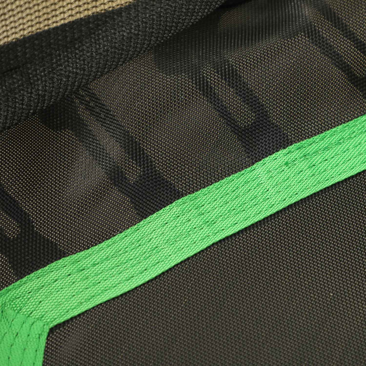 Children's trampoline with safety net, Ø163.5 cm, green