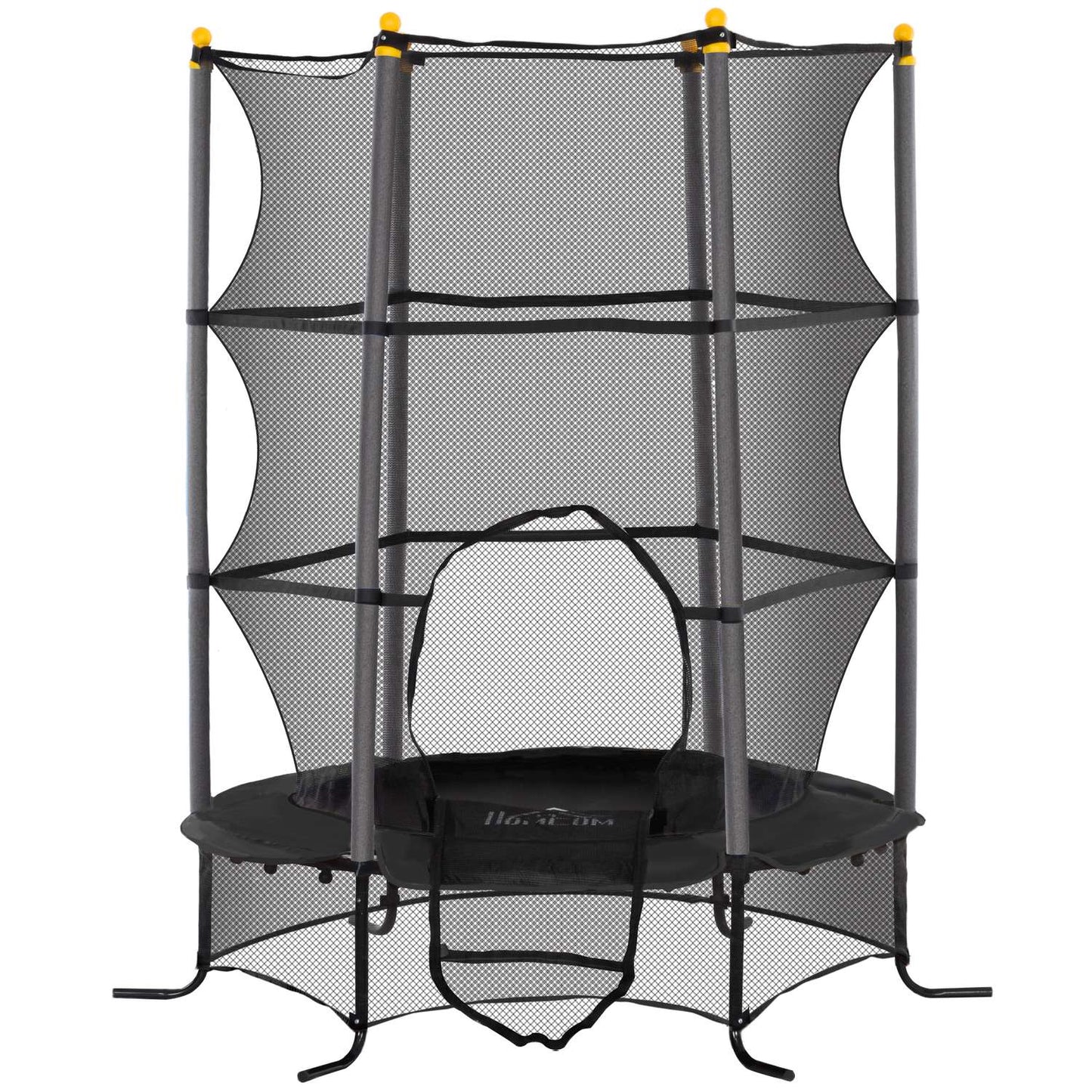 Outdoor trampoline for children with safety net, 163 cm diameter