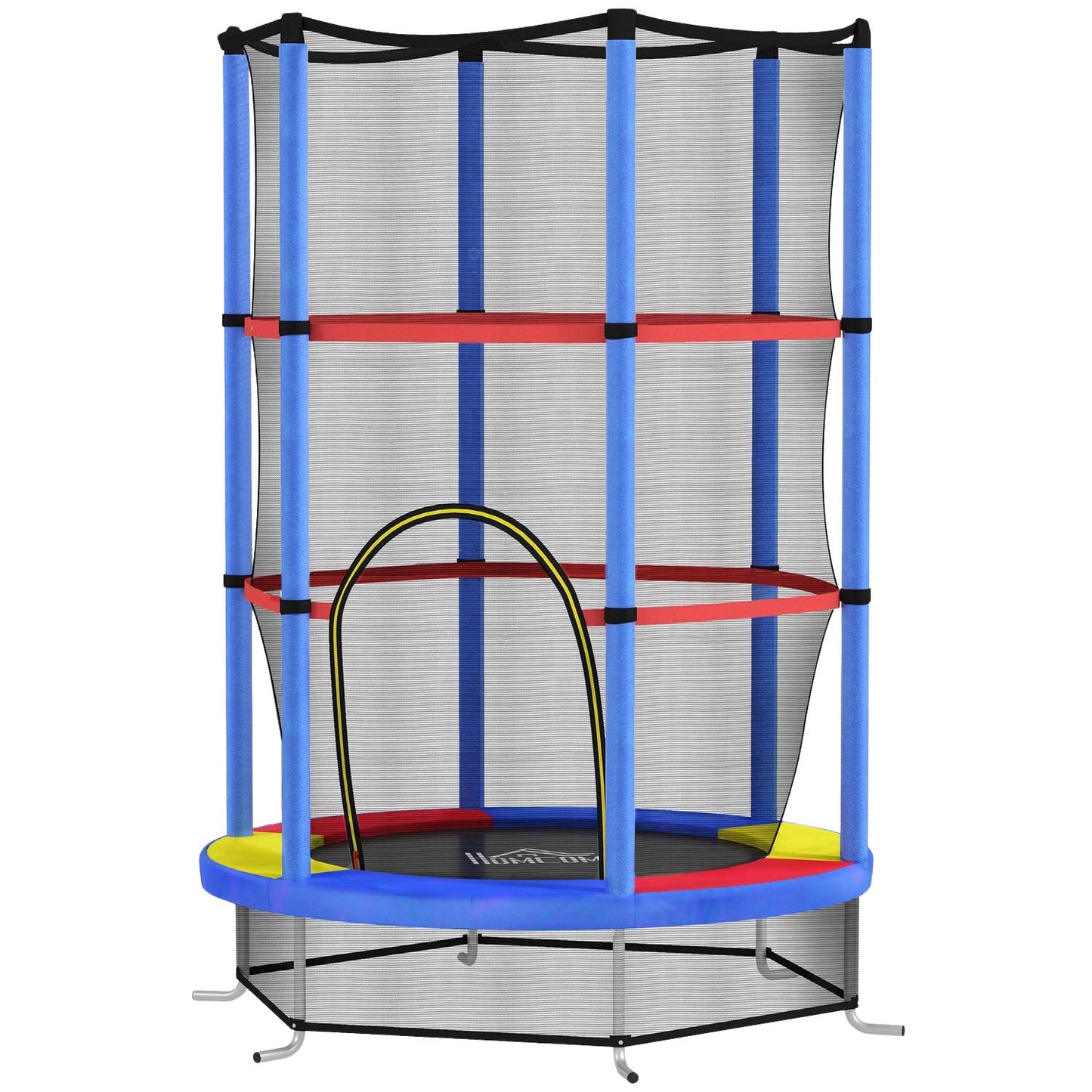 Children's trampoline with safety net - indoor/outdoor, Ø140 cm